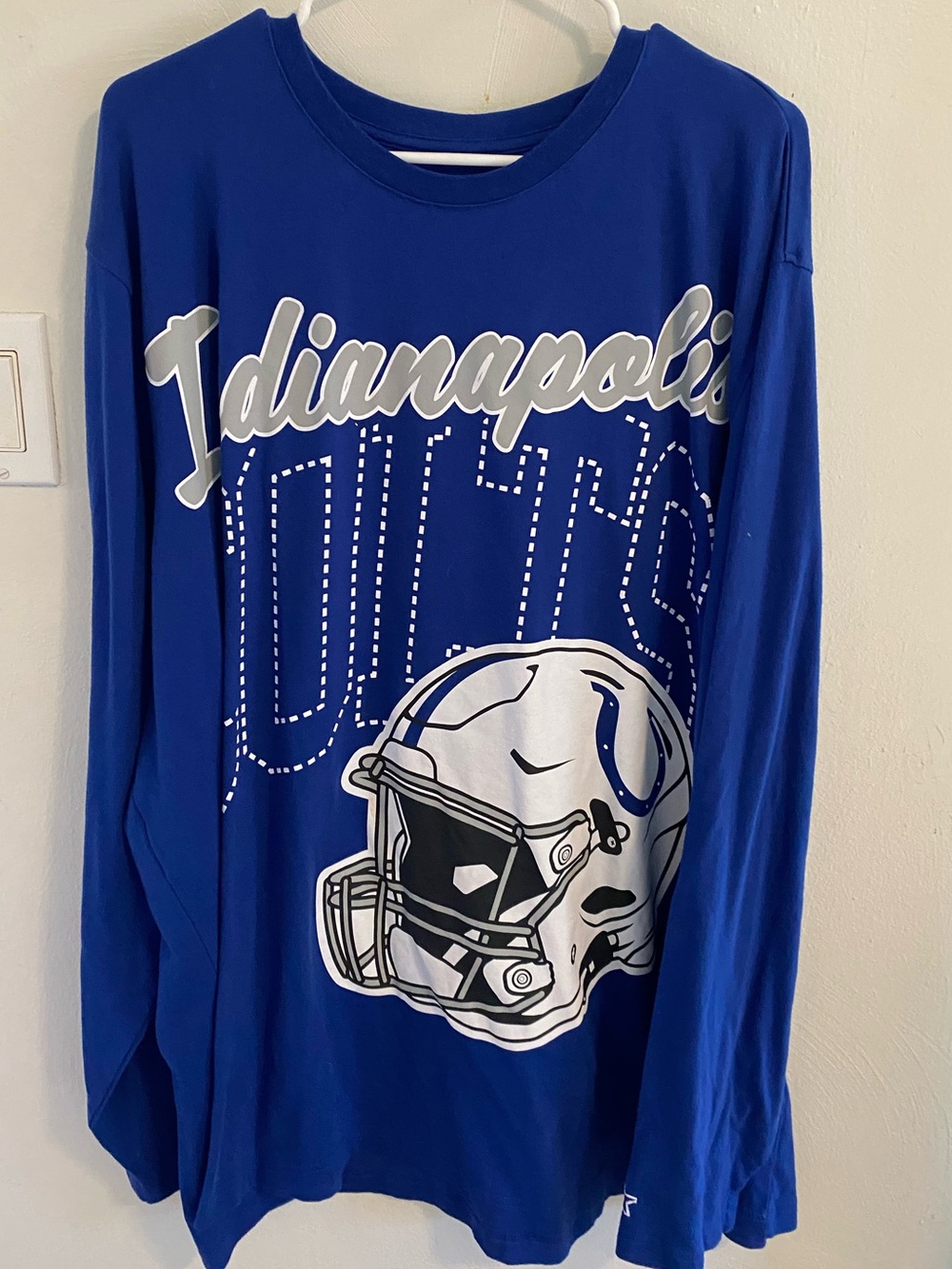 Starter Mens 4XL Indianapolis Colts Long Sleeve